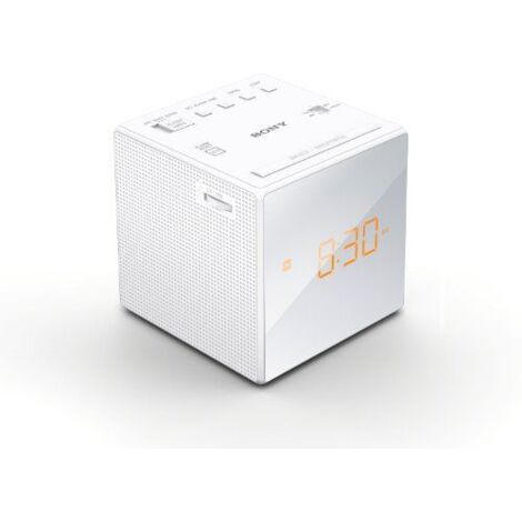 Sony ICF-C1 Radiowecker UKW, MW Weiß