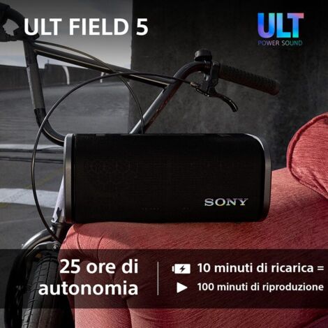 Sony Ult Field 5 Altoparlante portatile stereo Nero 27 W
