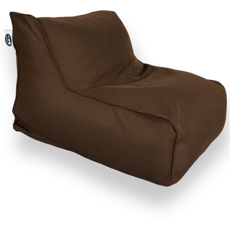 Soo Santaï - Daddy Cool fauteuil xl 100x90x70cm interieur & exterieur flottant, dehoussable et resistant aux uv, Brun, sans polystyrène