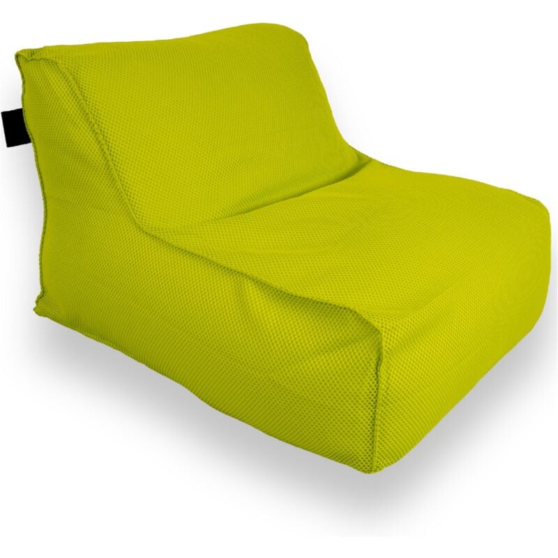 Daddy Cool fauteuil xl 100x90x70cm interieur & exterieur flottant, dehoussable et resistant aux uv, Vert, sans polystyrène - Soo Santaï