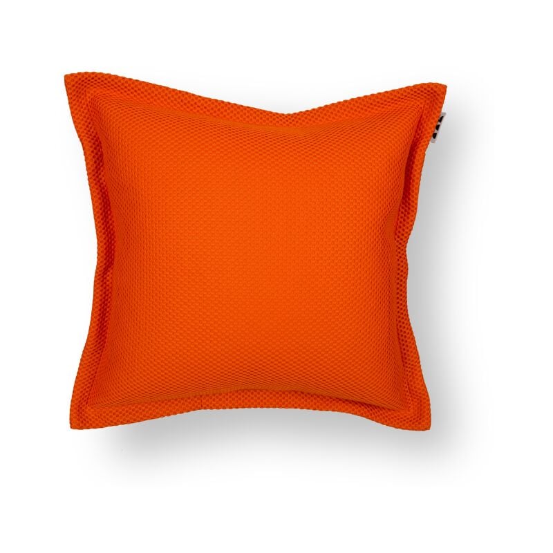 Soo Santaï - Small Cushion Floating coussin flottant 45x45x25cm, resistant aux uv, Orange, sans polystyrène
