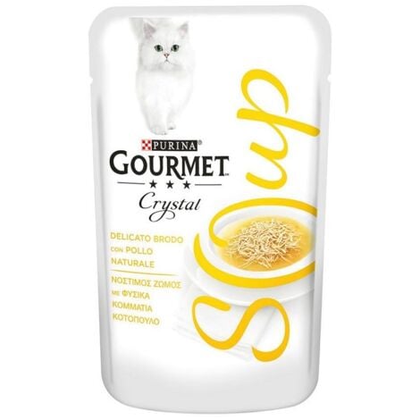 Sopa Cristal Gourmet con Pollo Purina 40 gramos