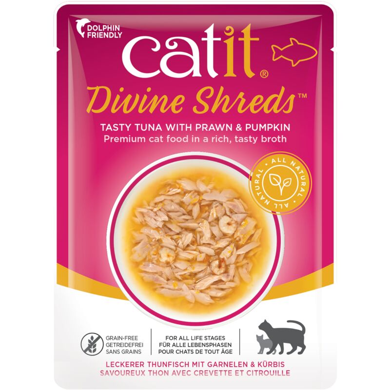 

divine shreds,at�n/gambas y calabaza,75g - Catit