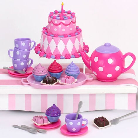 Sophia by Teamson Kids Complete Cake & Tea Party Accessoires für 18 Puppen