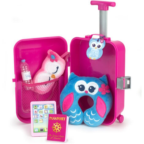 Sophia by Teamson Kids Travel Accessoires plus Koffer für 18 Puppen