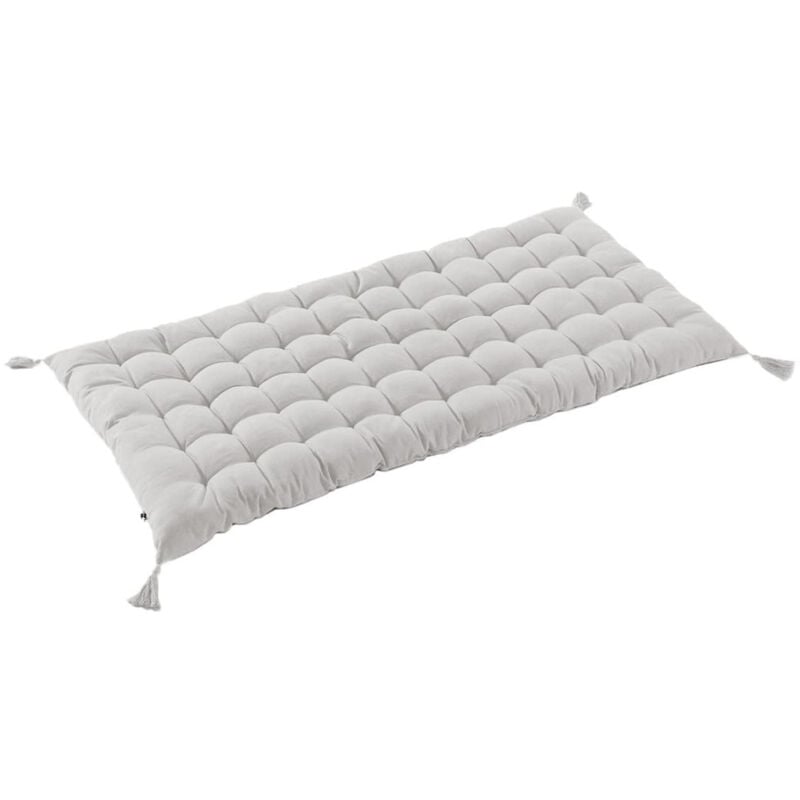 Altobuy - sophie - Matelas de Sol avec pompons 60x120cm Coton Coloris Nuage