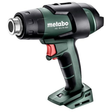Soplador de aire caliente inalámbrico METABO HG 18 LTX 500 (610502850) Caja de cartón