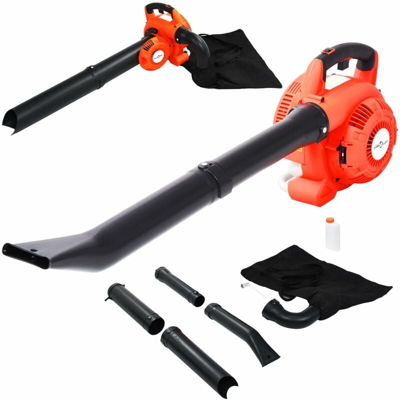 

Soplador de hojas a gasolina 3 en 1 26 cc naranja