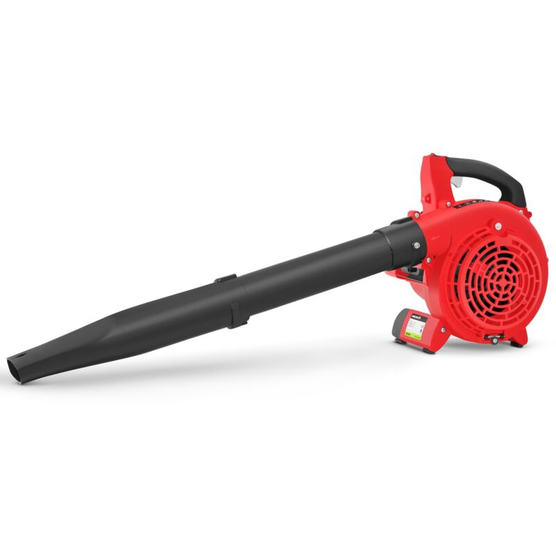 

Soplador de hojas EB260X, motor gasolina 2 tiempos 26cc y 1cv, velocidad del aire 225km/h, volumen 10m3/min, empuñadura ergonómica - Greencut