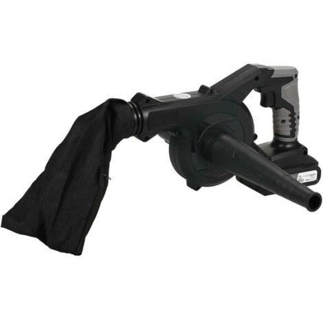 Soplador de hojas ligero con funcionamiento a batería de 21 V para patio, jardín, acera, soplador de hojas pequeño, soplador de hojas y aspiradora 2 en 1 con interruptor de control de velocidad contin