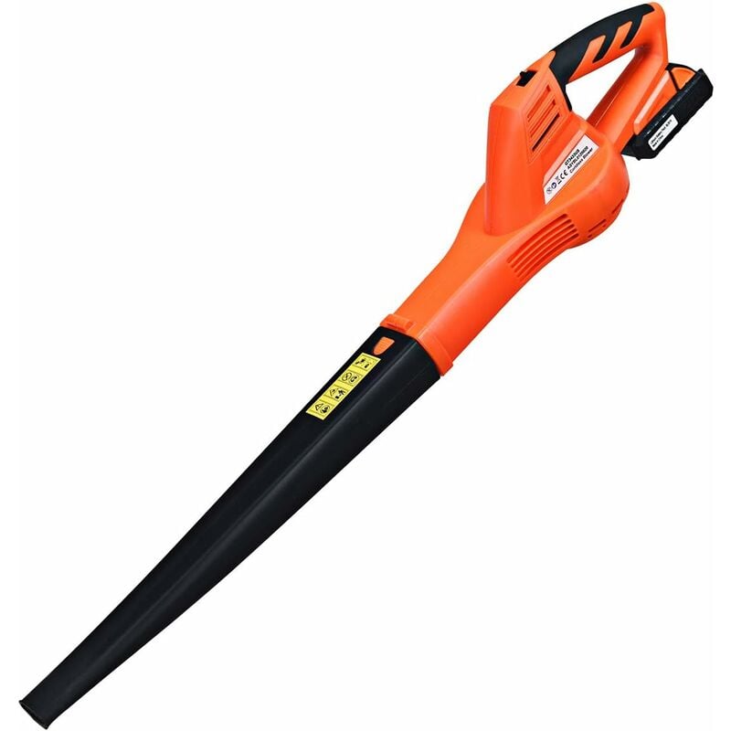 

Soplador de Hojas Soplador Inalámbrico Recargable de 20V 2Ah para Jardín Pasillo Terraza Exterior - Costway