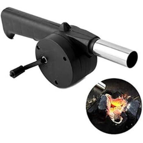 Soplador Manual para Barbacoa, Ventilador de Carbón para Parrillas al Aire Libre y Camping