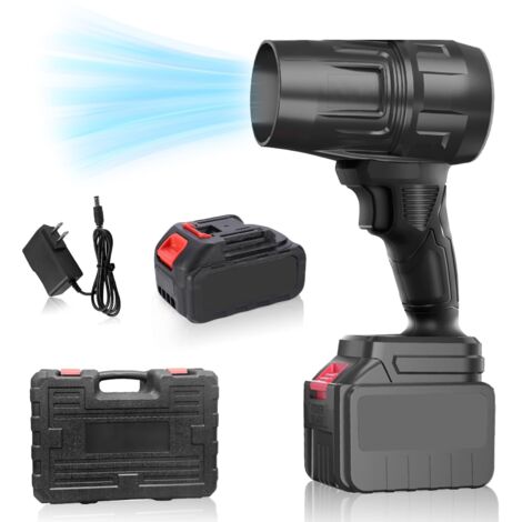 Sopladores de hojas, soplador de hojas a batería, soplador de hojas inalámbrico con batería de 21 V, 35 000 RPM, soplador eléctrico para soplar hojas, autos, nieve y polvo.