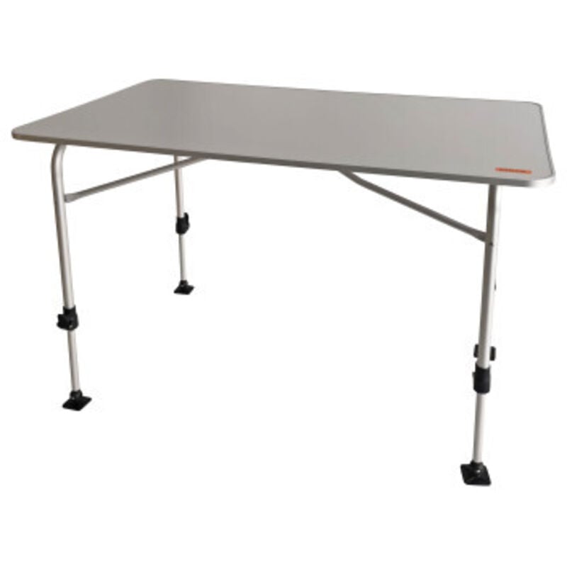 SOPLAIR Table Allégria 4 Personnes Pieds Réglables Camping Car Gris