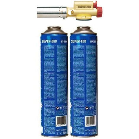 Soplete a gas cartucho piezo 2c easyfire super ego