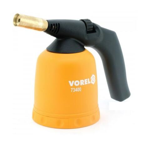 Soplete de gas líquido Vorel 73400, sin piezo, ideal para trabajos de soldadura y reparación, alta potencia, diseño duradero, fácil de usar, herramienta eficiente para profesionales.