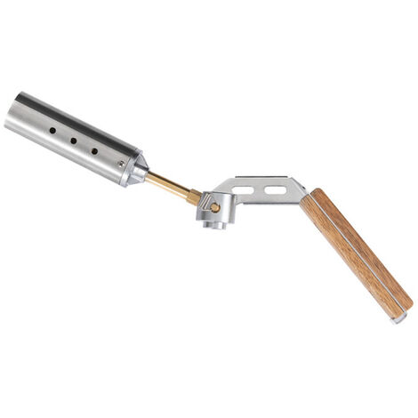 Soplete de Gas plegable para acampar con mango de madera, quemadores portátiles de alta potencia para exteriores, herramienta para quemar carbón, Picnic, barbacoa, cocina, lanzallamas, Multicolor
