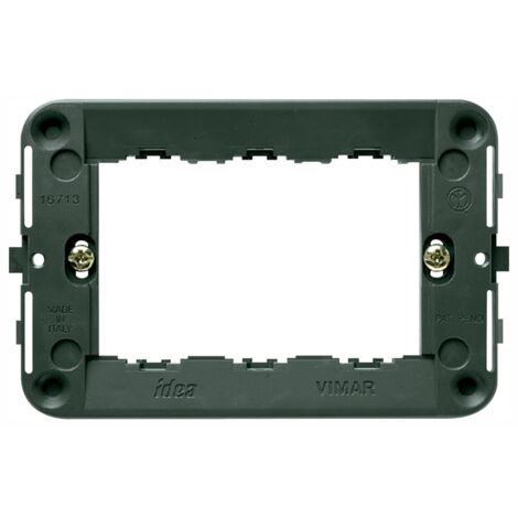 Soporte 3M + tornillos VIMAR 16713