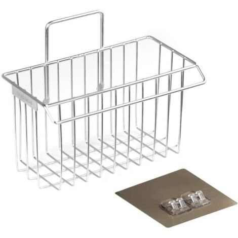Soporte adhesivo para esponjas de cocina: soporte para esponjas, cepillos y lavavajillas.