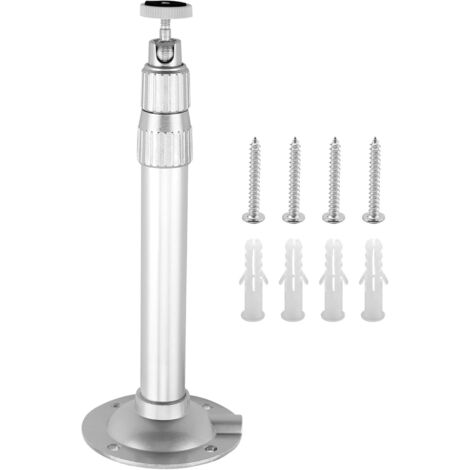 Soporte ajustable para proyector de 200-400 mm, con rotación de 360° e inclinación de 100°, para techo, compatible con miniproyectores, cámaras y videocámaras, con capacidad de carga de 5 kg.