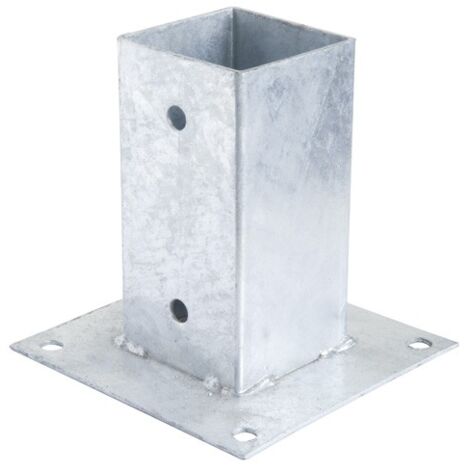 Soporte anclaje galvanizado pérgola 91x91mm