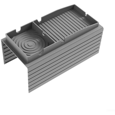 Soporte antideslizante de silicona para vasos con base de almacenamiento para bebidas, aperitivos, mando a distancia y teléfono móvil apto para reposabrazos de sofá de 150 cm.