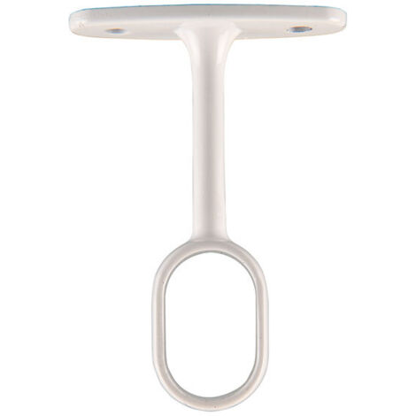 Soporte armario central ovalado blanco (1 ud) cintacor - storplanet