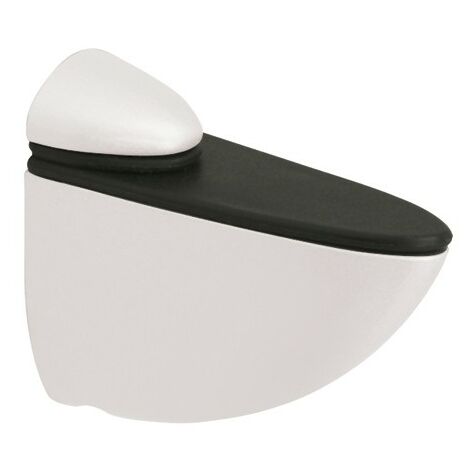 Soporte Regulable para Baldas de Cristal y Madera | Fabricado en Zamak | Acabado en Blanco | Para Baldas con Espesores de 3-26 mm | Medidas 26*60*70 mm | Sistema de Fijación Atornillado | 2 Unidades - varias opciones disponibles