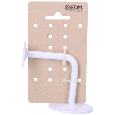 Soporte barandilla blanco 3 tornillos edm