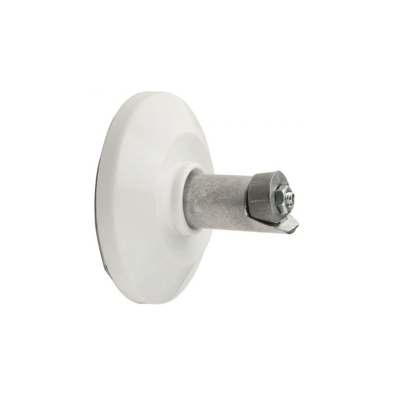 

Soporte barra baño curva blanco