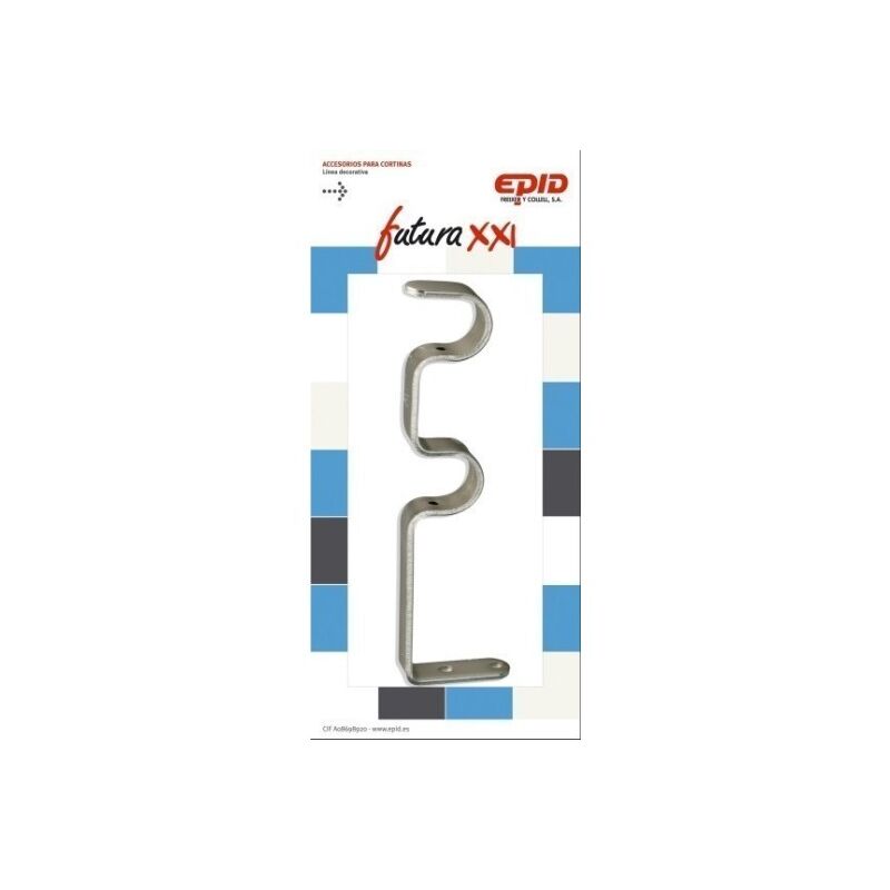 

Soporte Barra Cortina 19Mm Doble Metal Niq Futura 21 - Epid