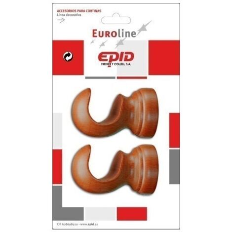 Soporte Barra Cortina 29Mm Techo Madera Avell. Epid