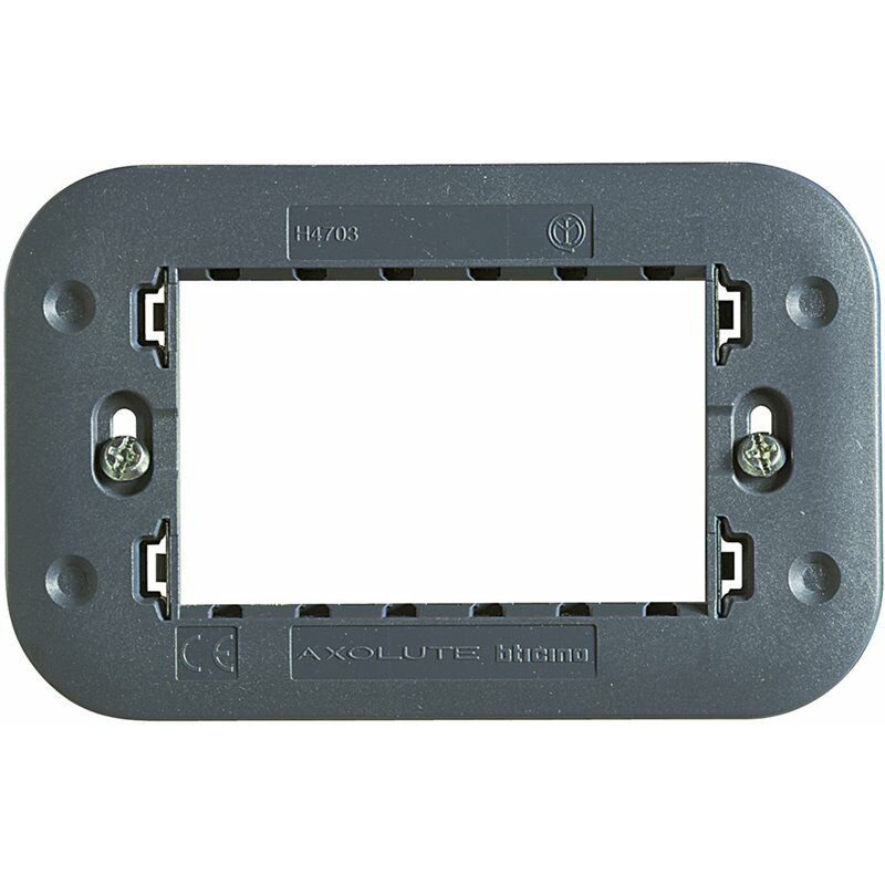 

Soporte bastidor con tornillos Bticino Axolute 3 modulos H4703