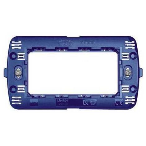 Soporte Bticino Livinglight 4 Módulos LN4704