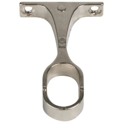 SOPORTE CENTRAL OVAL ALUMINIO 30X15 MM.