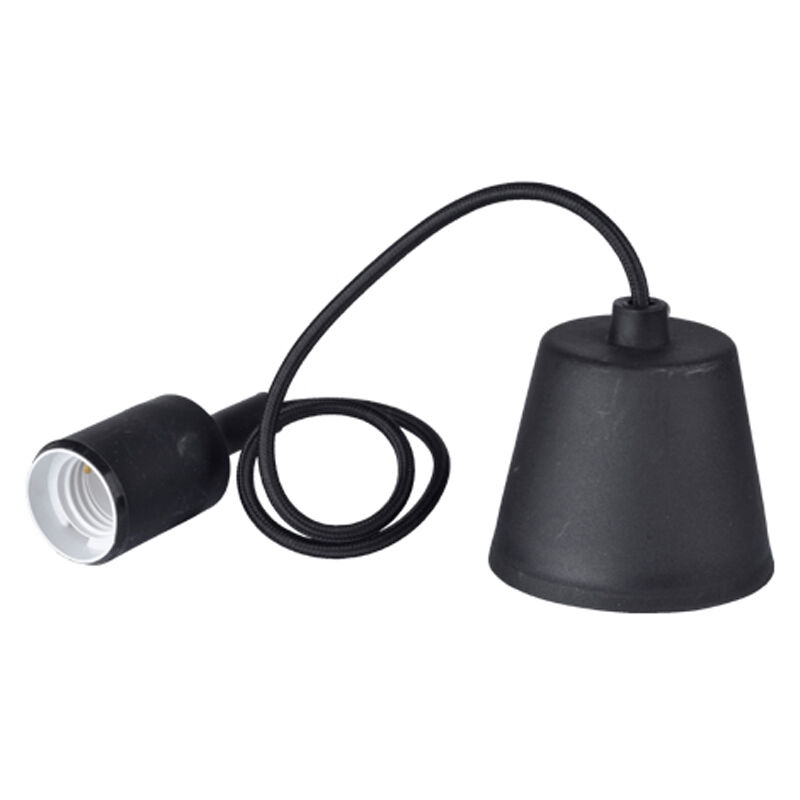 

Colgante E27 max.60W serie silicona negro
