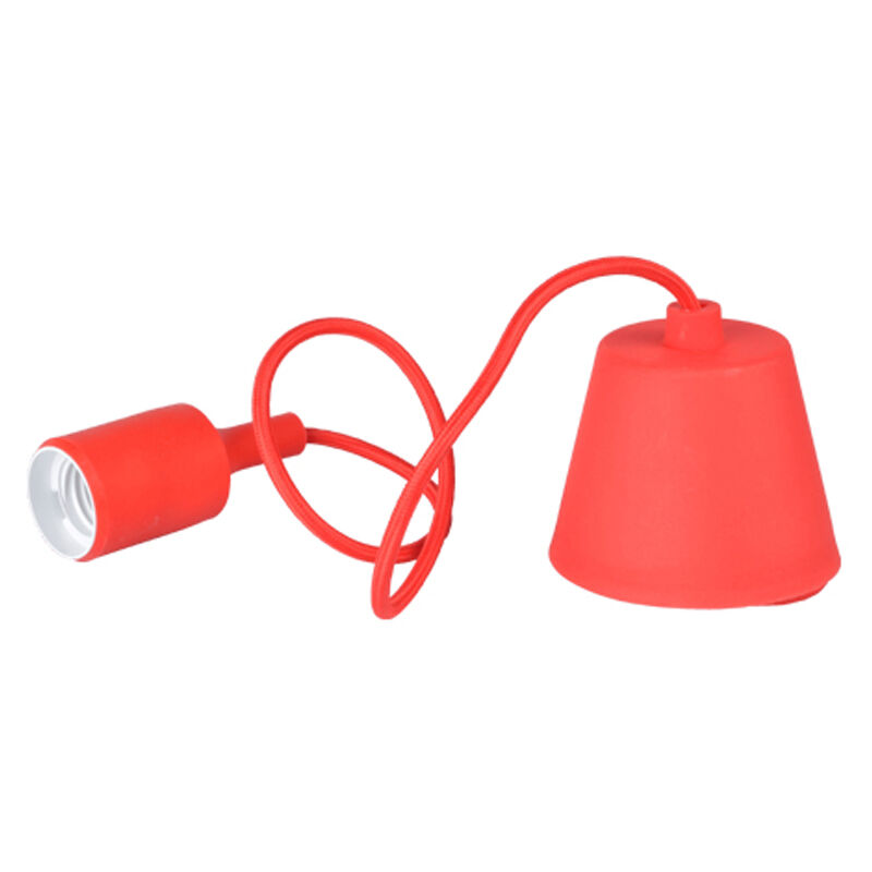 

Colgante E27 max.60W serie silicona rojo