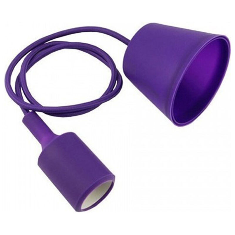 

Colgante E27 max.60W serie silicona morado