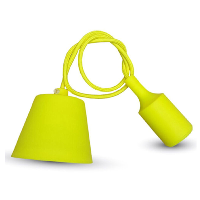 

Colgante E27 max.60W serie silicona amarillo