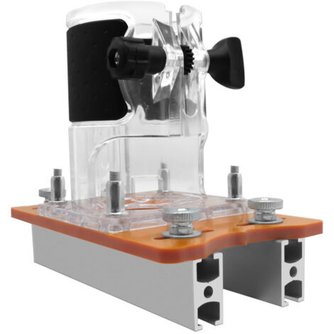Soporte compacto 2 en 1 para fresadora de madera, soporte para ranurado de muebles de armarios y gabinetes.