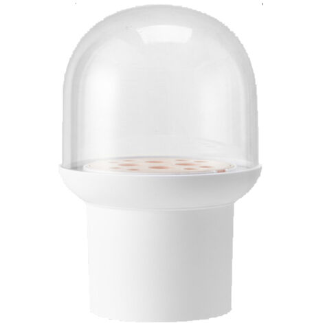 Soporte creativo para brochas de maquillaje con tapa, soporte para brochas de maquillaje a prueba de polvo, caja de almacenamiento transparente para brochas cosméticas, tapa, organizador de arbustos d