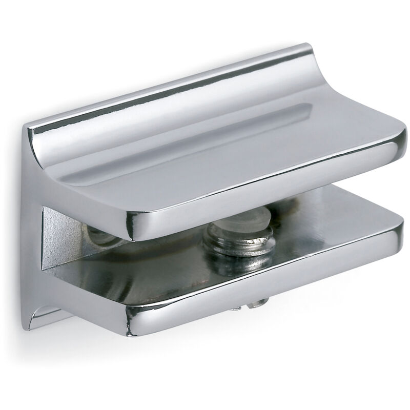 

Soporte Cristal Nicole Rectangular 6Mm Cromo - Cromo Brillo