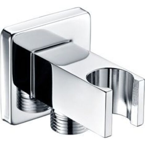Soporte cuadrado mango ducha salida agua IMEX SFR001