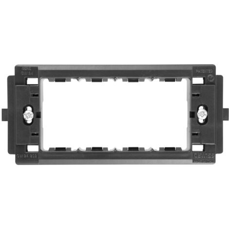 Soporte de 4 módulos del sistema Gewiss GW24202