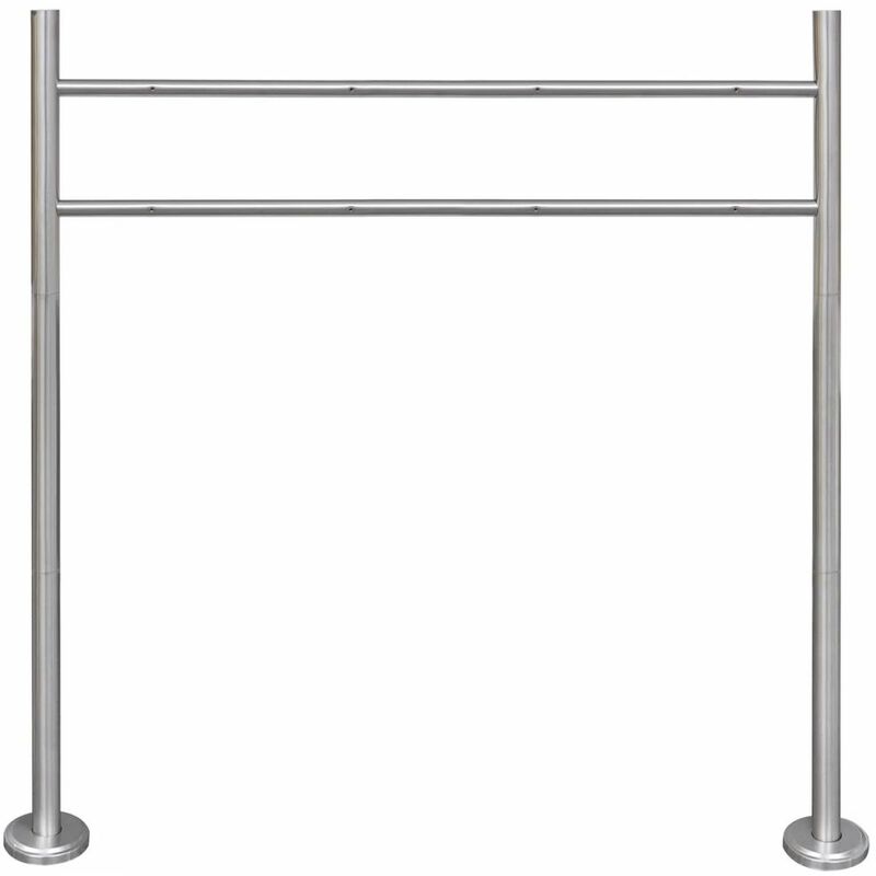 

Soporte de acero inoxidable para 2 buzones de exterior