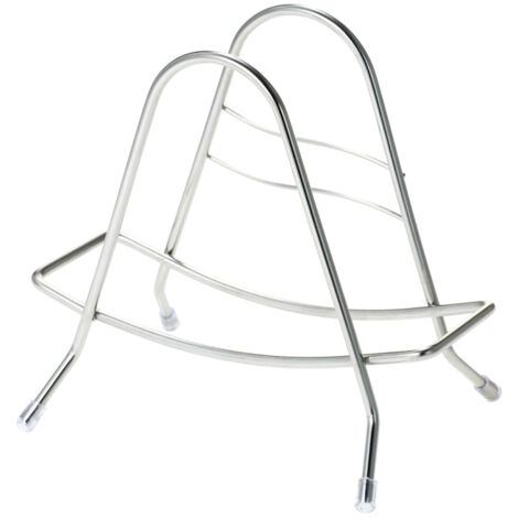 Soporte de acero inoxidable para tabla de cortar, organizador de cocina y hogar.