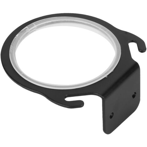 Soporte de aluminio para secador de pelo montado en la pared, gancho para secador de pelo, estante organizador para el hogar