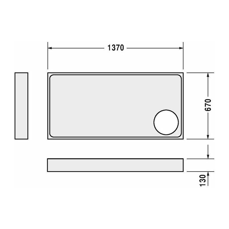 

Soporte de bañera para 720124 1400x700mm - Duravit