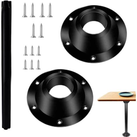 Soporte de base de mesa para autocaravana, base de mesa de aleación de aluminio, base de base para autocaravana, pata de mesa extraíble, pedestal de mesa para autocaravana, accesorios de interior de