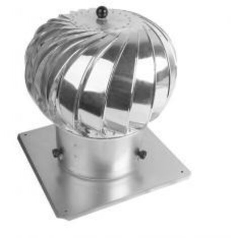 SOPORTE DE CHIMENEA ROTATIVO TURBO DE 150 MM GALVANIZADO - RKM TUR 150Z